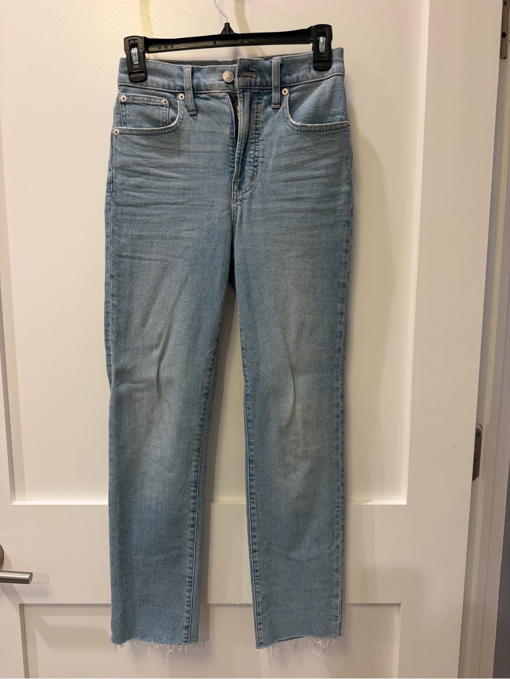 Madewell Light Blue Straight Leg Jeans - High Rise